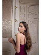  Abigél – bordó színű maxi ruha