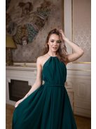 One-size muszlin maxi ruha – sötétzöld