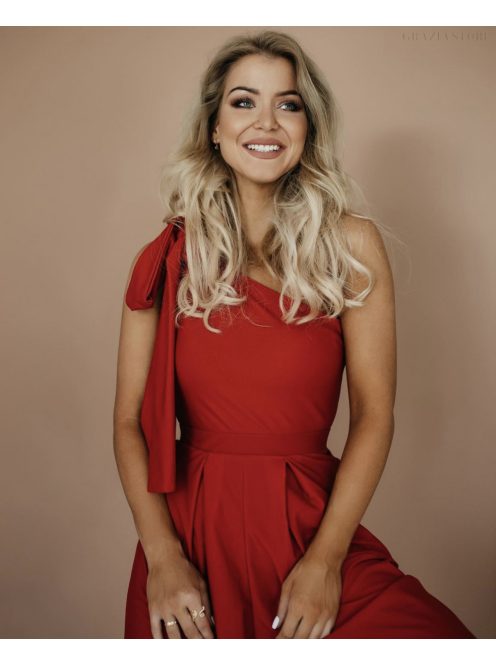 Féloldalas overál – piros