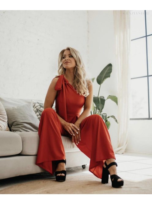 Féloldalas overál – piros