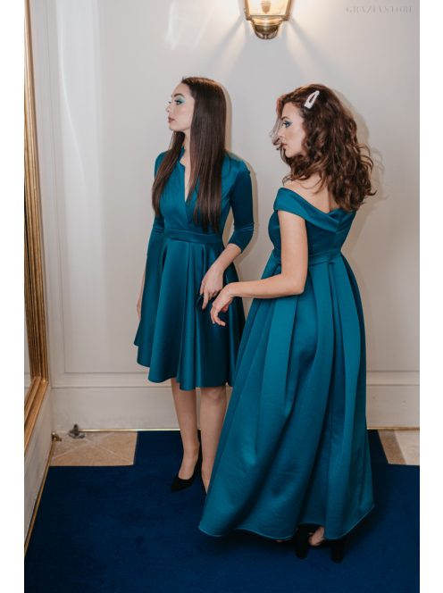 Moderate – petrolkék ruha