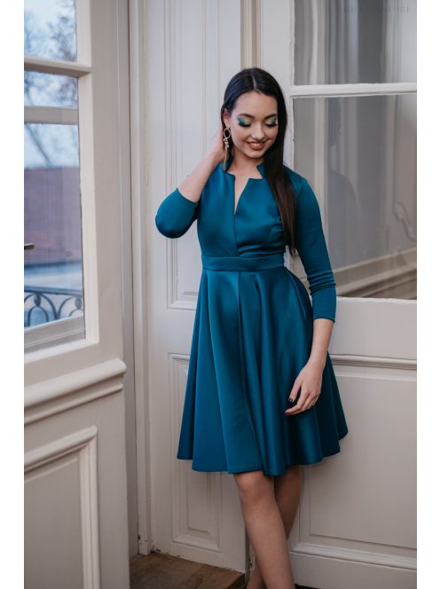 Moderate – petrolkék ruha