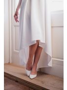 Boundless – vállnéküli fehér midi ruha 