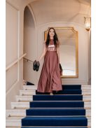 Mallow – mályva színű maxi szoknya