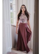  Mallow – mályva színű maxi szoknya