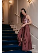  Mallow – mályva színű maxi szoknya