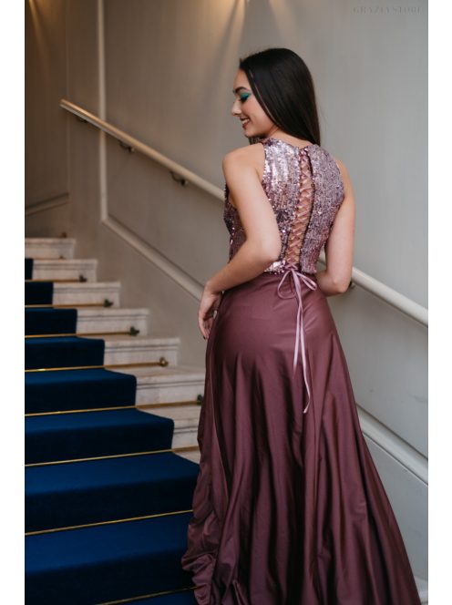  Mallow – mályva színű maxi szoknya