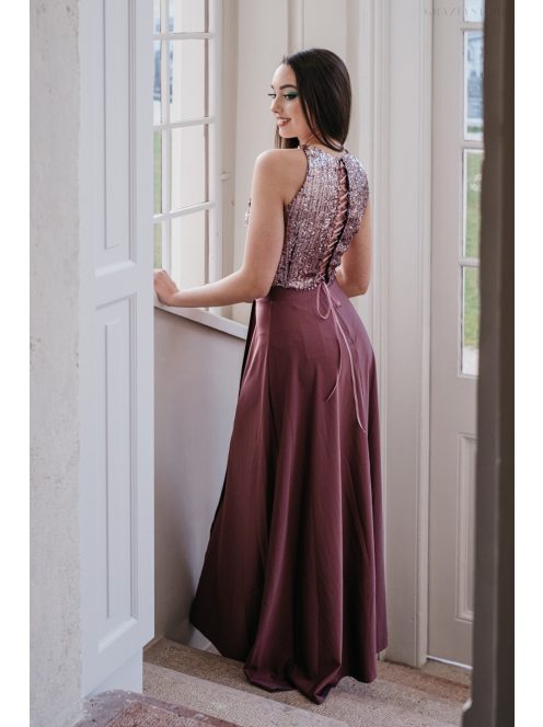  Mallow – mályva színű maxi szoknya