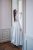 Spruce – fehér maxi ruha hátnélküli csipke felsővel 