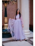 Graceful – lilás csipke maxi ruha 