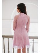 Graceful mini – lilás csipke mini ruha 