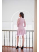 Graceful mini – lilás csipke mini ruha 