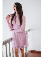 Graceful mini – lilás csipke mini ruha 