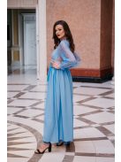 Graceful – kék csipke maxi ruha 