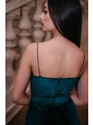 Abigél Velvet – zöld bársony maxi ruha