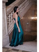  Abigél Velvet – zöld bársony maxi ruha