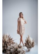 Roxana - pezsgő színű flitteres mini ruha 