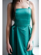 Imola - Zöld spagetti pántos maxi ruha 