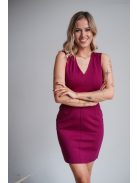 Egyszerű, de nagyszerű, magenta színben készült mini ruha. 