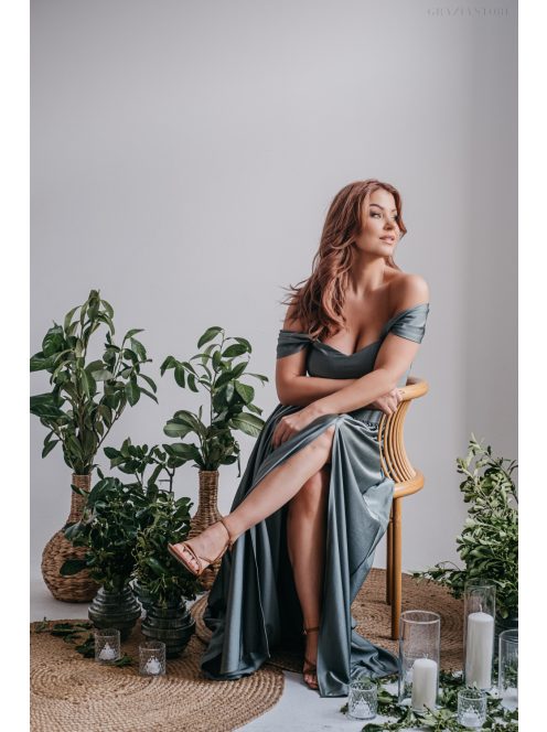 Stílusos Szív Kivágású Foresty Zöld Top - Elegancia és Kényelem