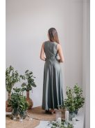 Elegáns Army Maxi Ruha Átlapolt Mellrésszel - Stílus és Kifinomultság