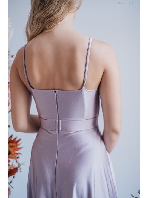 Abigél – átlapolt mellrészű alchimia színű maxi ruha 