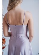 Abigél – átlapolt mellrészű alchimia színű maxi ruha 