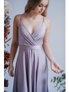 Abigél – átlapolt mellrészű alchimia színű maxi ruha 