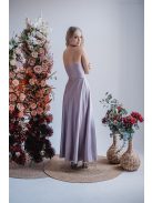 Abigél – átlapolt mellrészű alchimia színű maxi ruha 