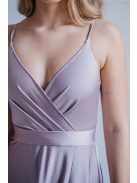 Abigél – átlapolt mellrészű alchimia színű maxi ruha 