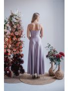 Abigél – átlapolt mellrészű alchimia színű maxi ruha 