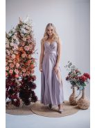 Abigél – átlapolt mellrészű alchimia színű maxi ruha 