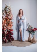 Scarlett - különleges maxi ruha keresztezett hátrésszel filigrana színben