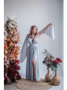 Scarlett - különleges maxi ruha keresztezett hátrésszel filigrana színben