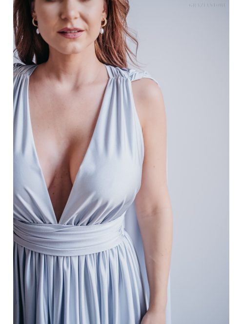 Scarlett - különleges maxi ruha keresztezett hátrésszel filigrana színben