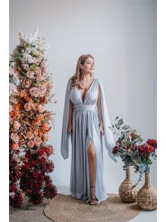   Scarlett - különleges maxi ruha keresztezett hátrésszel filigrana színben