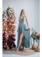 Dália – foresty színű maxi furfangos hátrésszel 