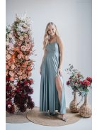 Dália – foresty színű maxi furfangos hátrésszel 