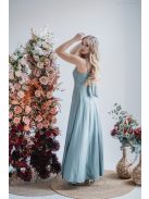 Dália – foresty színű maxi furfangos hátrésszel 