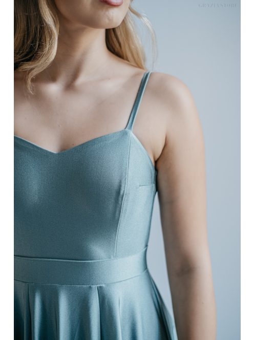 Dália – foresty színű maxi furfangos hátrésszel 