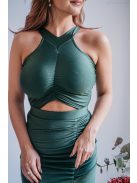 Eliza - goblin színű különleges maxi ruha szűk szoknyával 