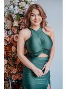 Eliza - goblin színű különleges maxi ruha szűk szoknyával 