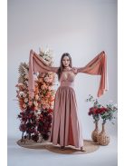 Igazán egyedi és különleges, kávékrém színű boleró.