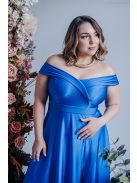 Audrey - szív kivágású maxi ruha A vonalú szoknyával teneriffe színben