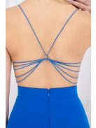 Gitta egy különleges muszlin alkalmi ruha, királykék színben. 