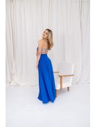 Gitta egy különleges muszlin alkalmi ruha, királykék színben. 