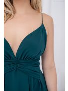 Zelma – spagetti pántos, mély dekoltázsú muszlin maxi ruha.