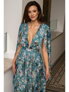 Scarlett - különleges maxi ruha keresztezett hátrésszel.