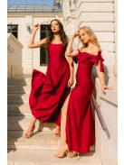 Heni – off-shoulder alkalmi ruha masnis részlettel shanghai színben