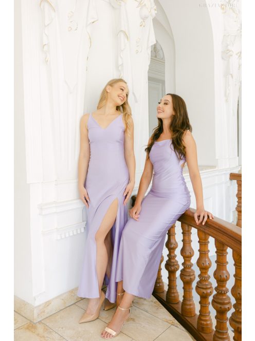 Aletta – poetry színű elasztikus maxi ruha keresztpántos hátmegoldással